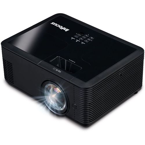 Проектор INFOCUS [IN136ST] DLP, 4000 ANSI Lm,WXGA (1280x800), 28500:1, 0.521:1, 3.5mm in,Composite video, VGA, HDMI 1.4a x3 (поддержка 3D), USB-A (клав., мышь), лампа 15000ч.(ECO mode),3.5mm out, Monitor out(VGA),RS232,RJ45,21дБ, 3.2 кг.