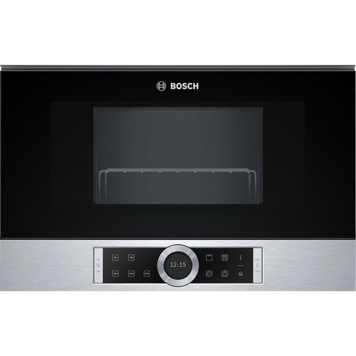 Встраиваемая микроволновая печь Bosch BEL634GS1 [900 Вт, 21 л, сенсор, гриль, дисплей, черный]