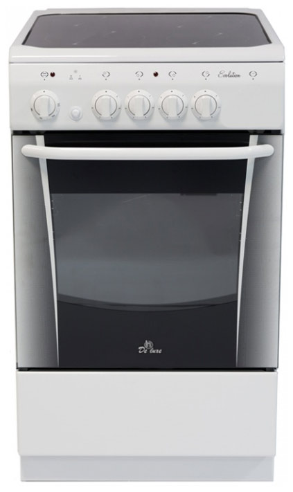 Плита Электрическая De Luxe 506004.04эс белый стеклокерамика