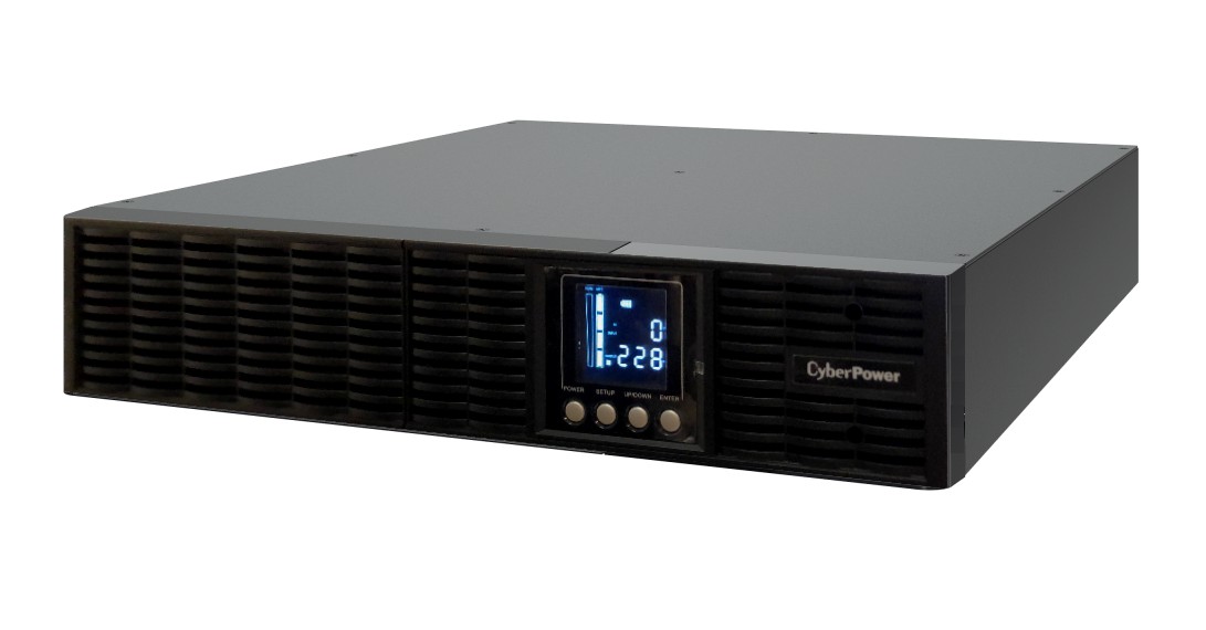 UPS CyberPower PLT1500ELCDRT2U Line-Interactive 1500VA/1350W USB/RS-232/EPO/SNMPslot (8 IEC С13)