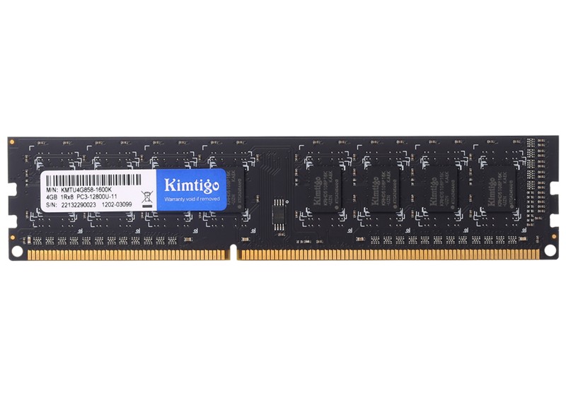 Память DDR3 8Gb 1600MHz Kimtigo KMTU8GF581600 RTL PC4-21300 CL11 DIMM 260-pin 1.35В single rank