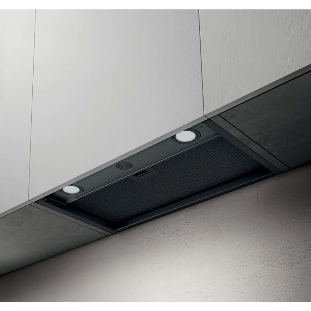 Вытяжка встраиваемая Elica Boxin LX/BL MAT/A/90 черный управление: поворотные переключатели