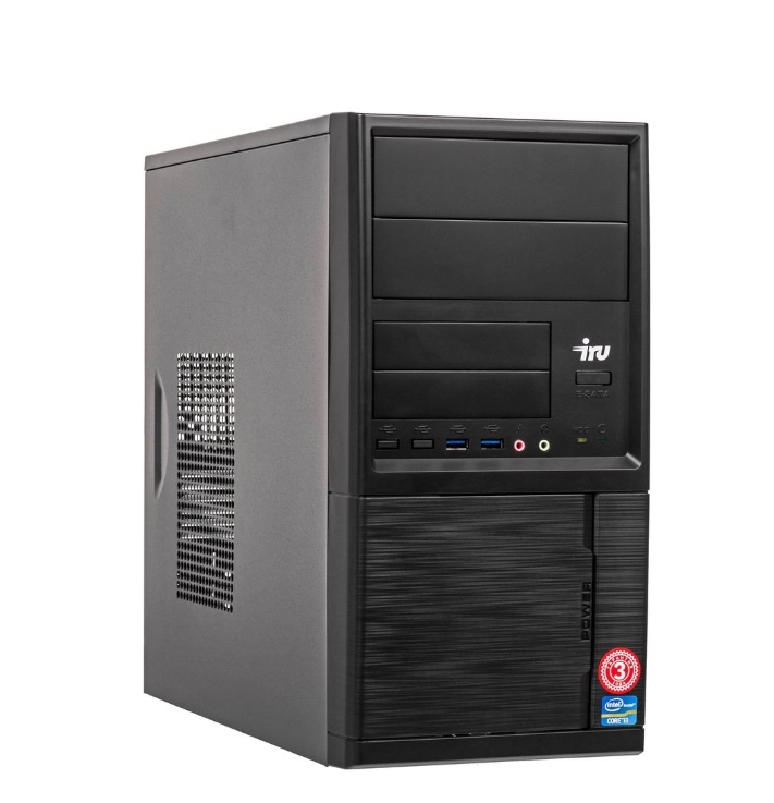 ПК IRU Home 120 MT E1 6010 (1.35) 4Gb SSD120Gb R2 Windows 10 Home Single Language 64 GbitEth 400W