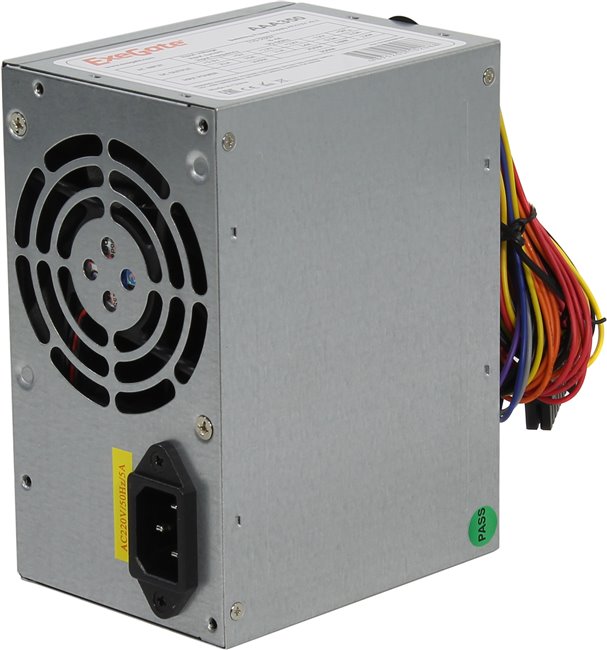 Блок питания 350W ExeGate AAA350, ATX, 8cm fan, 24p+4p, 2*SATA, 1*IDE