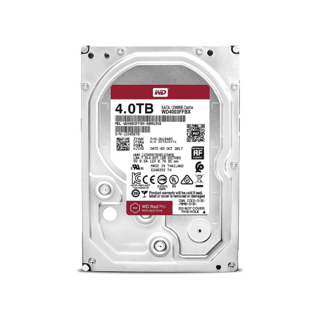 Жесткий диск SATA 4TB 6GB/S 256MB RED PRO WD4003FFBX WDC