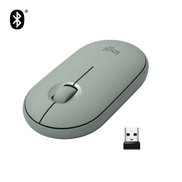Мышь Logitech M350 Wireless Mouse Pebble EUCALYPTUS