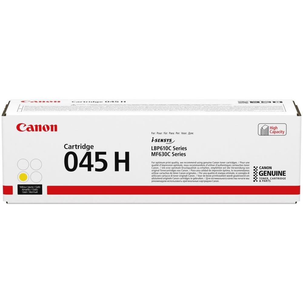 Картридж лазерный Canon 045 H Y 1243C002 желтый (2200стр.) для Canon i-SENSYS MF630