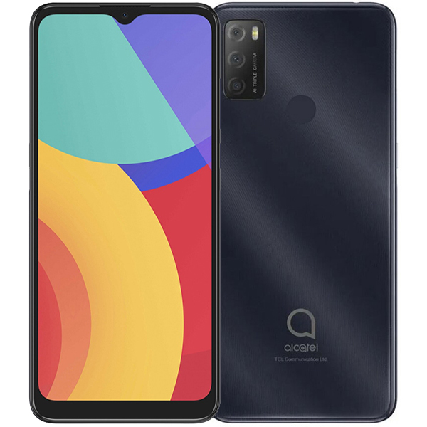 Смартфон Alcatel 6025H 1S 32Gb 3Gb черный моноблок 3G 4G 2Sim 6.52" 720x1600 Android 11 13Mpix 802.11 b/g/n NFC GPS GSM900/1800 GSM1900 TouchSc MP3 FM