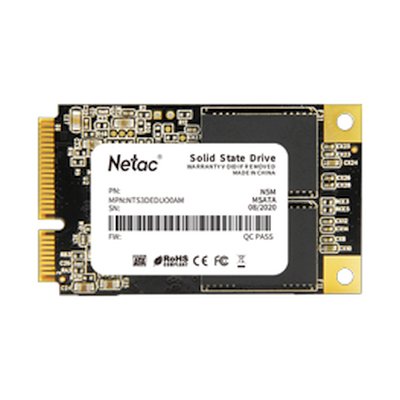 SSD mSATA Netac 2.0Tb N5M Series <NT01N5M-002T-M3X> Retail (SATA3, up to 560/520MBs, 3D NAND, 1120TBW)