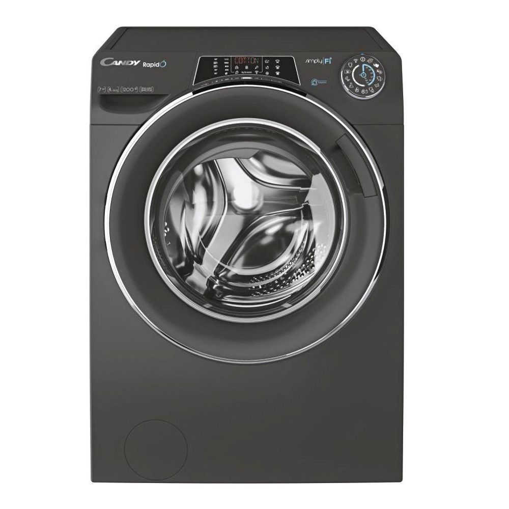 Стиральная машина Candy RapidO RO4 1276DWMCR3-07 класс: A загр.фронтальная макс.:7кг антрацит