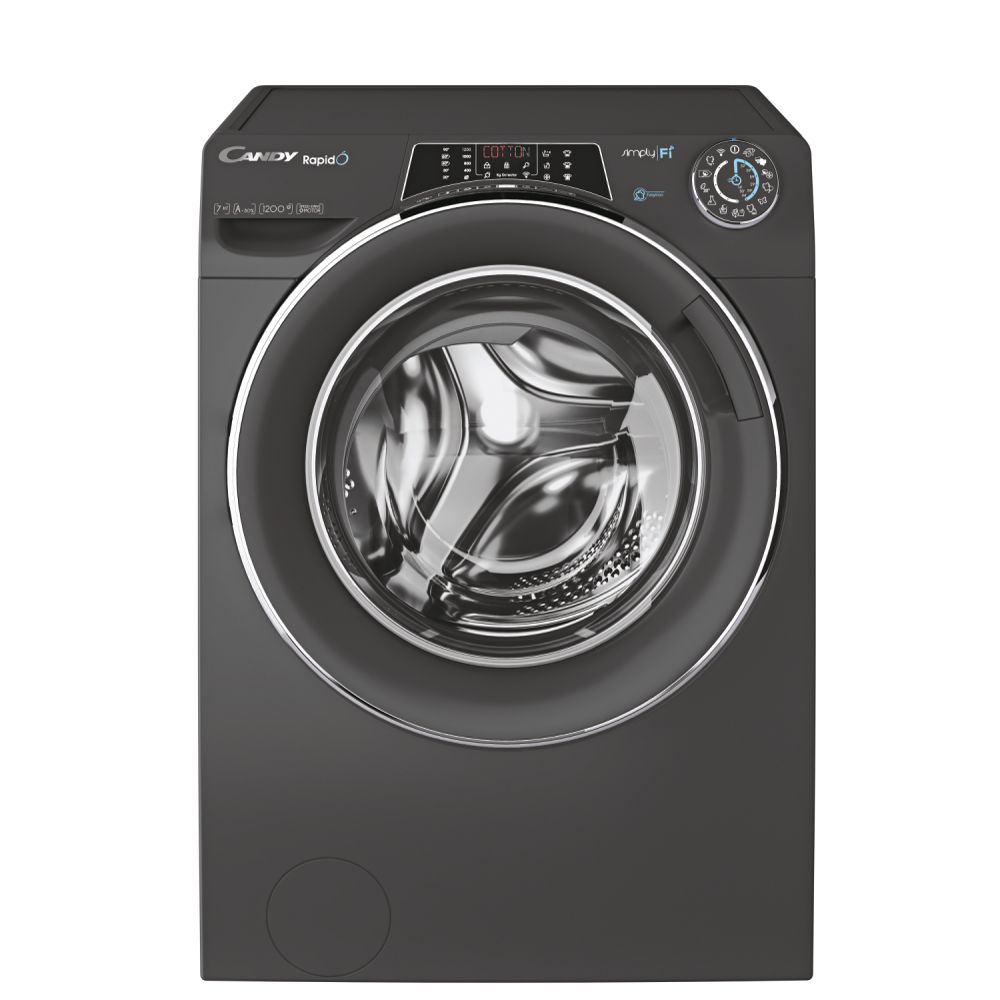 Стиральная машина Candy RapidO RO4 1276DWMCR3-07 класс: A загр.фронтальная макс.:7кг антрацит
