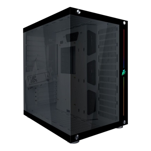 Корпус 1STPLAYER STEAM PUNK SP8 WHITE / ATX, tempered glass, fans controller & remote / 3x 120mm RGB fans inc. / SP8-WH-G3