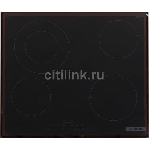 Электрическая варочная поверхность Bosch PKF651FP4E [ст-керамика, конф.:4 шт, черный]