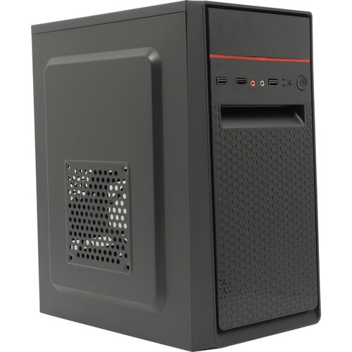Корпус Minitower ExeGate BAA-107U Black, mATX, <AAA350, 80mm>, 1*USB+2*USB3.0, Audio