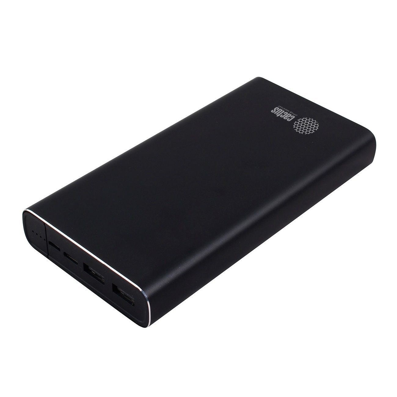 Портативный аккумулятор Cactus CS-PBFSIT-20000 черный [20000 мА*ч, 5 В, USB, индикация заряда]