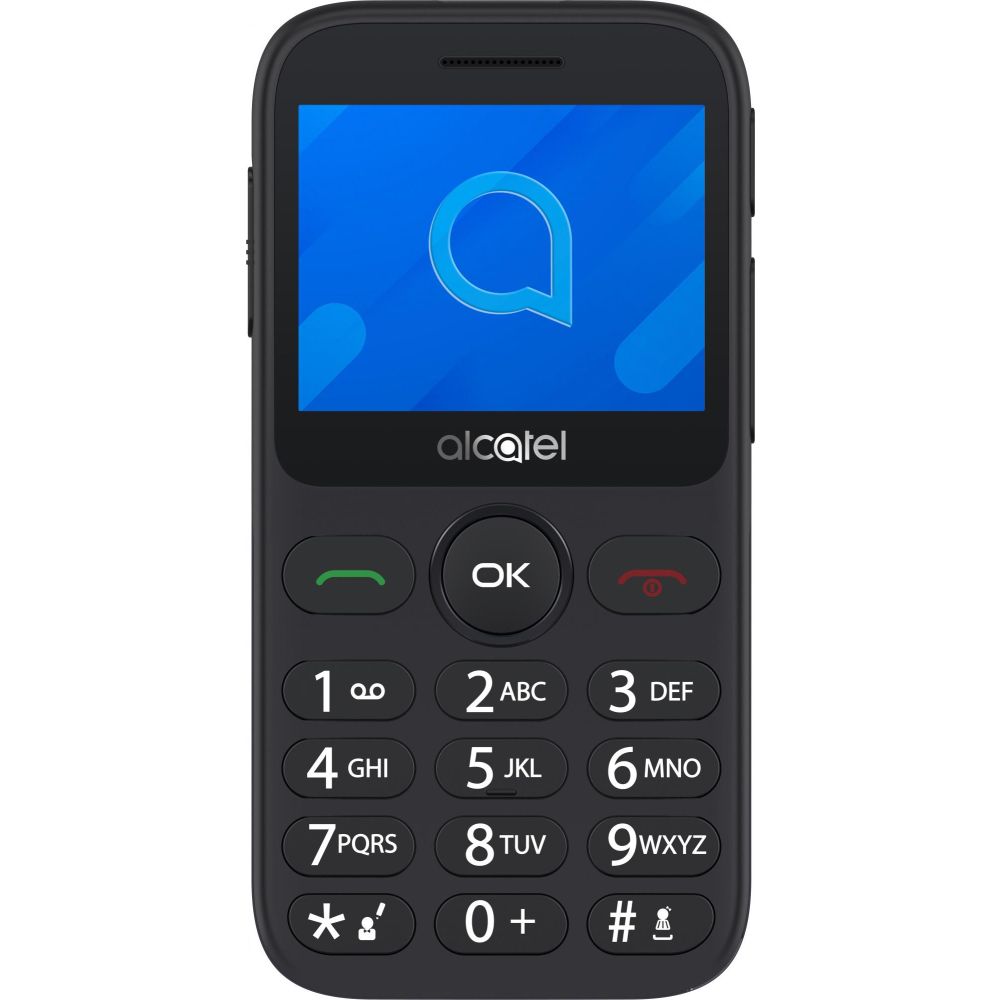 Сотовый телефон Alcatel 2020X серый [2.4", TN, 320x240, 0.3 Мп, BT, FM, micro SD, 350 мА*ч]