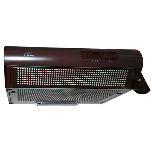 Вытяжка козырьковая Elikor Davoline 50П-290-П3Л коричневый управление: ползунковое (1 мотор)