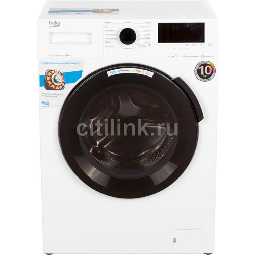 Стиральная машина Beko WSPE6H616W класс: A+++ загр.фронтальная макс.:6.5кг белый