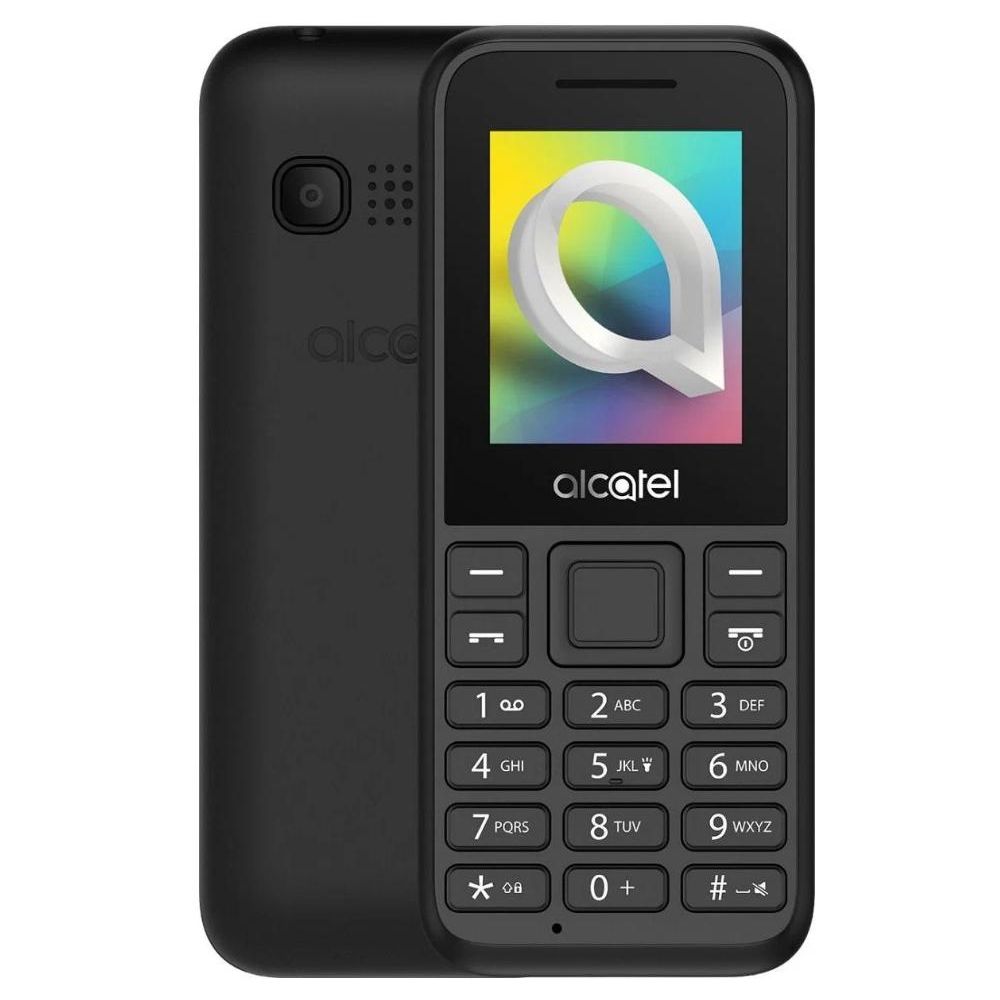Мобильный телефон Alcatel 1068D черный моноблок 2Sim 1.8" 128x160 Thread-X 0.08Mpix GSM900/1800 GSM1900 MP3 FM microSD max32Gb