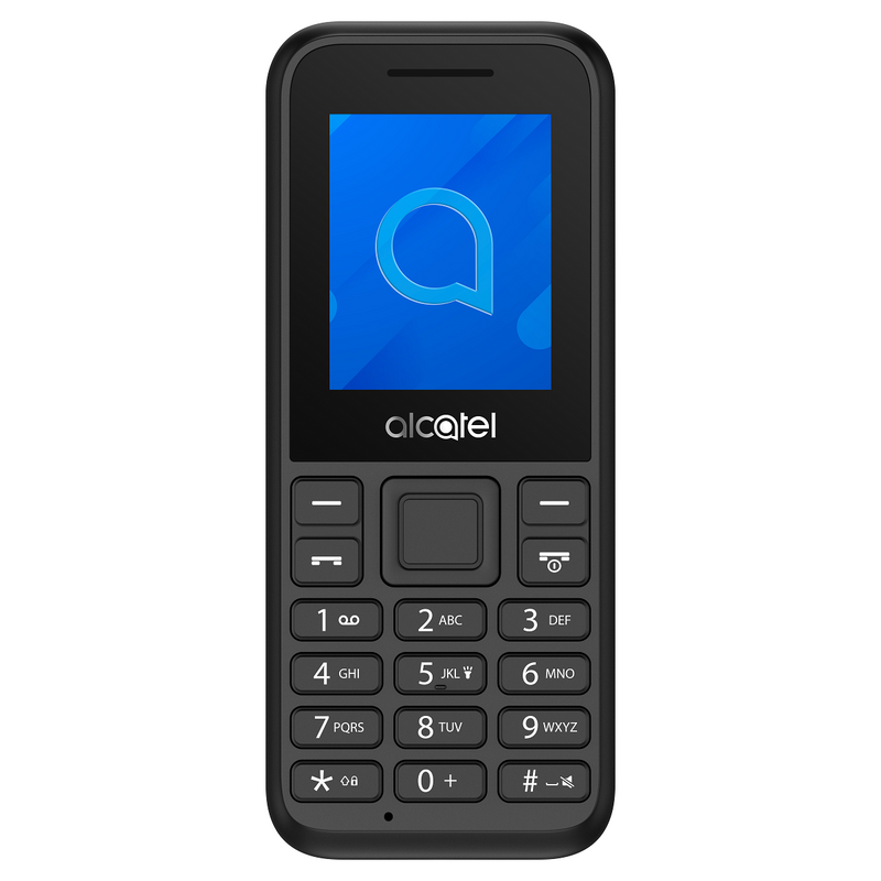 Мобильный телефон Alcatel 1068D черный моноблок 2Sim 1.8" 128x160 Thread-X 0.08Mpix GSM900/1800 GSM1900 MP3 FM microSD max32Gb