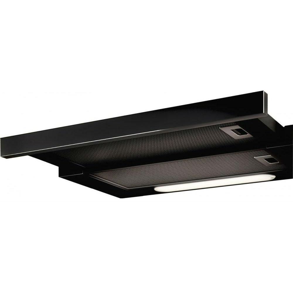 Вытяжка встраиваемая Elica Elite 14 Lux BL/A/50 нержавеющая сталь/черный управление: кнопочное