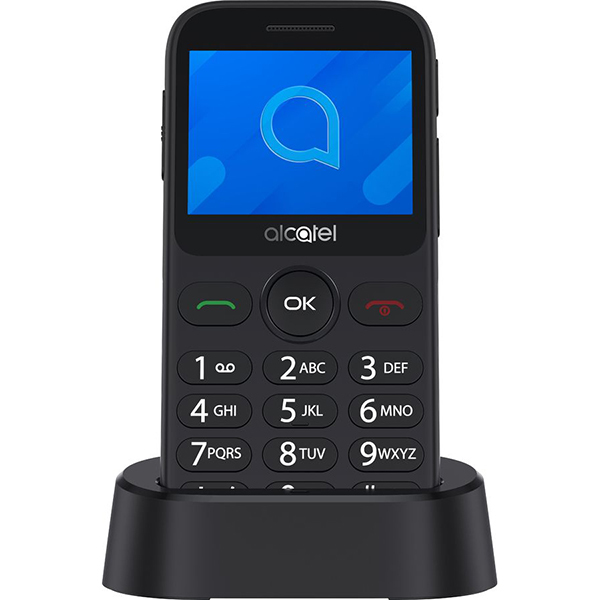 Сотовый телефон Alcatel 2020X серебристый [2.4", TN, 320x240, 0.3 Мп, BT, FM, micro SD, 350 мА*ч]