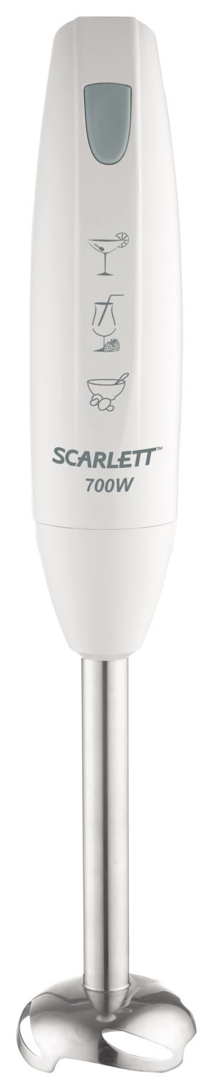 Погружной блендер Scarlett SC-HB42S09, белый/серый