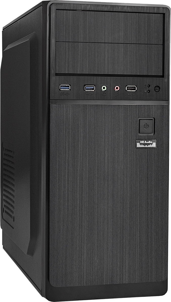 Корпус Miditower ExeGate XP-402U2-XP350 (ATX, XP350 12см, 1*USB+2*USB3.0, аудио)