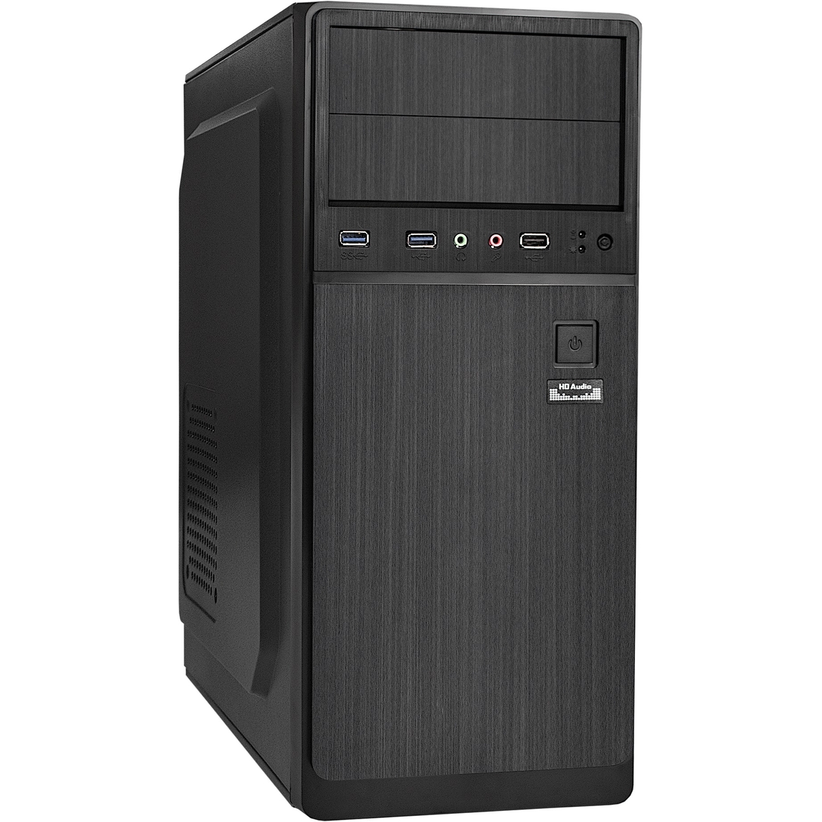 Корпус Miditower ExeGate XP-402U2-XP450 (ATX, XP450 12см, 1*USB+2*USB3.0, аудио)