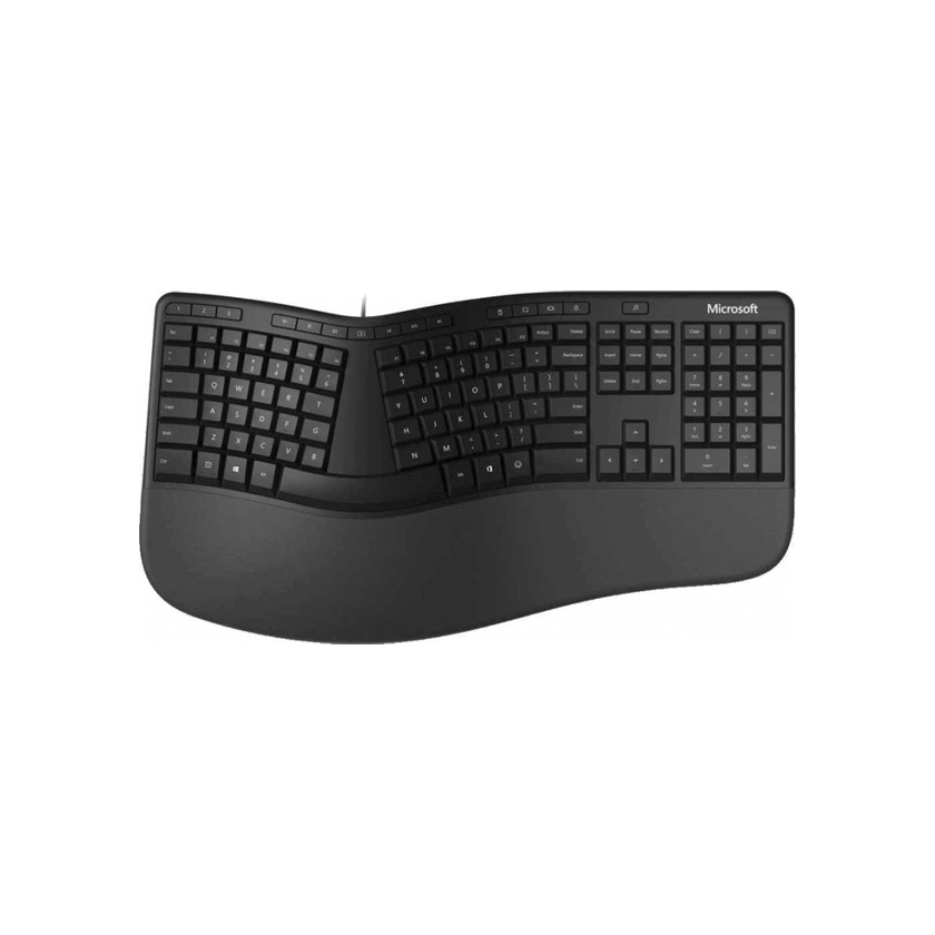 Клавиатура Microsoft Wired Ergo Keyboard, Black