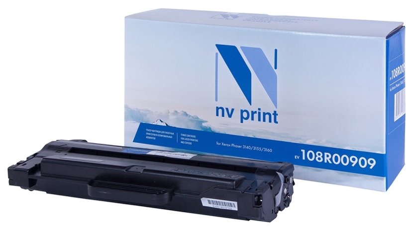 Картридж NV Print (Xerox 108R00909) для Xerox Phaser 3140/3155/3160 Black (2500 стр.) (Совм.)