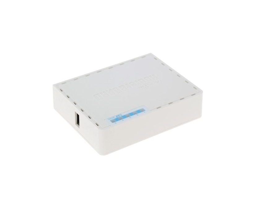 Wi-Fi роутер MikroTik hAP, белый RB951Ui-2nD