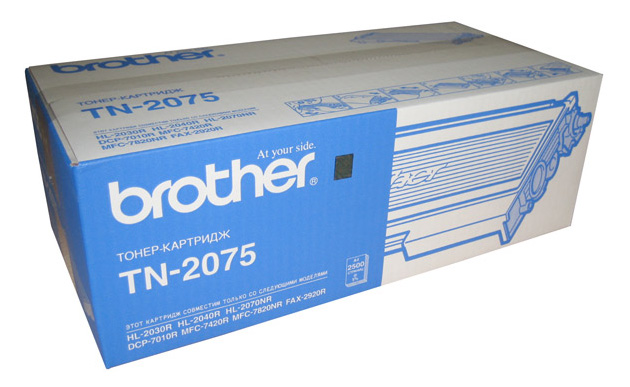 Картридж лазерный Brother TN2075 черный (2500стр.)