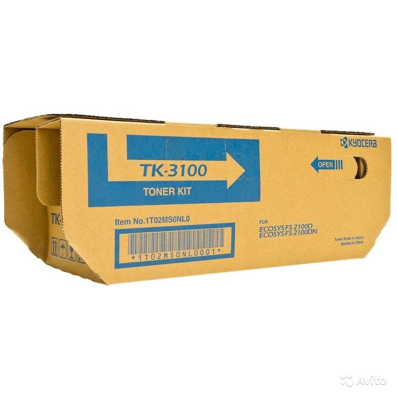 Картридж лазерный Kyocera TK-3100 1T02MS0NL0 черный (12500стр.) для Kyocera FS-2100D/DN