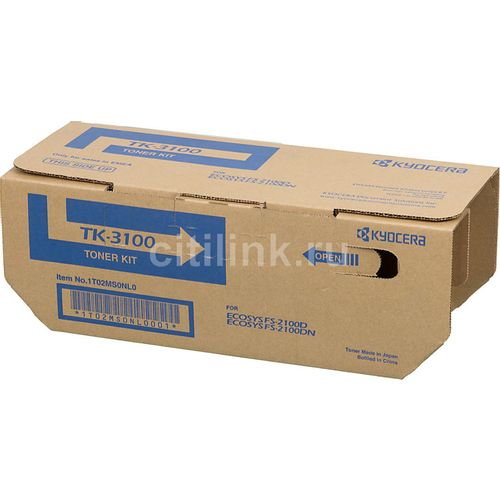 Картридж лазерный Kyocera TK-3100 1T02MS0NL0 черный (12500стр.) для Kyocera FS-2100D/DN