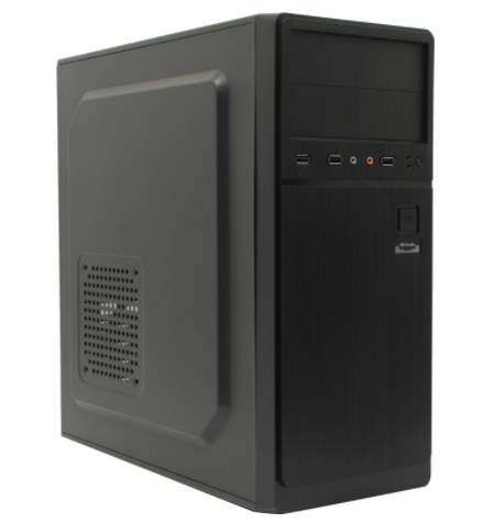 Корпус Miditower ExeGate XP-402U Black, ATX, <XP400, Black,120mm>, 2*USB+1*USB3.0, Audio