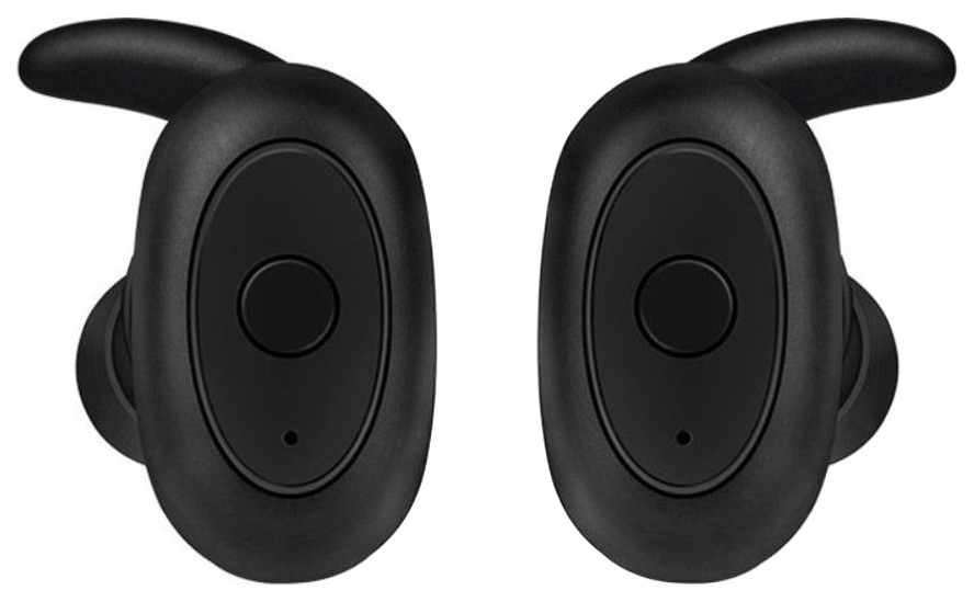 Наушники TWS Digma TWS-02 [внутриканальные, закрытые, 20 Гц - 20000 Гц, микр., черный]