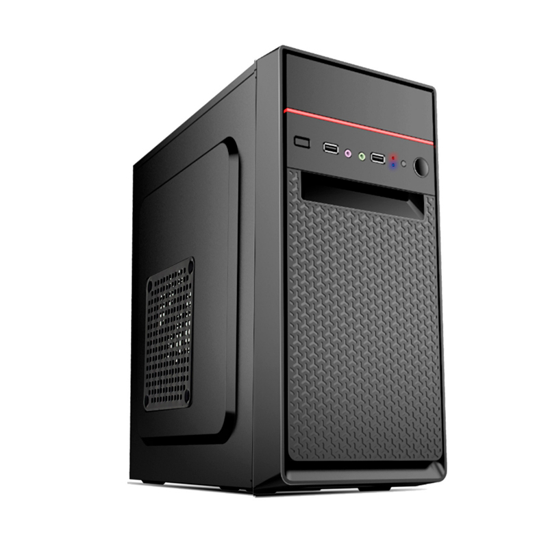 Корпус Minitower ExeGate BAA-107U Black, mATX, <AAA400, 80mm>, 1*USB+2*USB3.0, Audio