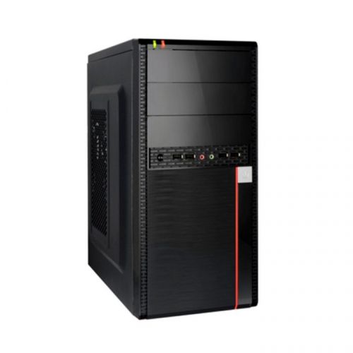 Корпус Minitower ExeGate BA-204U Black, mATX, <без БП>, 2*USB+2*USB3.0, Audio