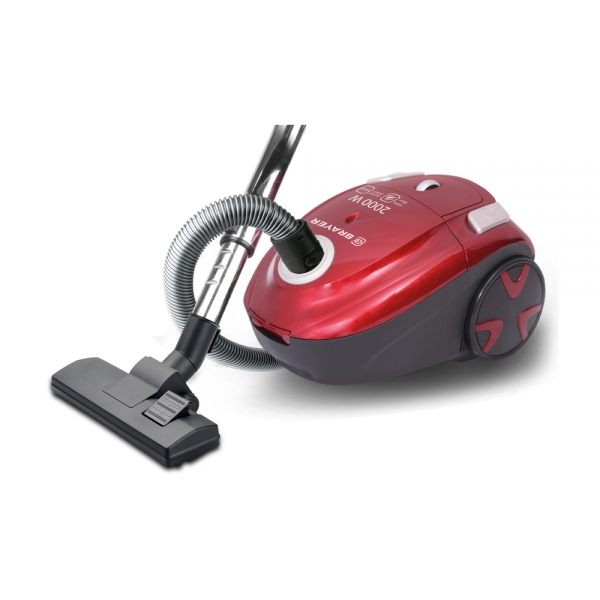 Пылесос Brayer BR4221 [2000 Вт, всасывания-380 Вт, сухая, мешок, 2.5 л, труба телескопическая, HEPA