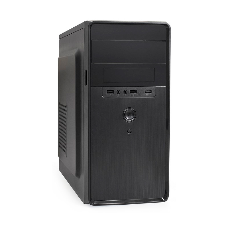 Корпус Mini-Tower ExeGate BA-309 черный [0.5 мм, БП 400 Вт] [EX286425RUS]