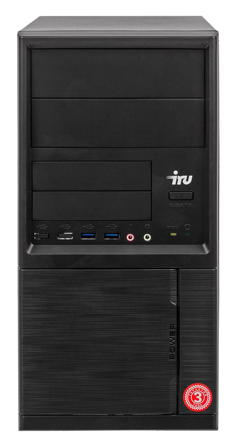 ПК IRU Office 312 MT [1504206] [Pentium Gold G5420, 4 ГБ DDR4, SSD 120 ГБ, черный, без ОС]