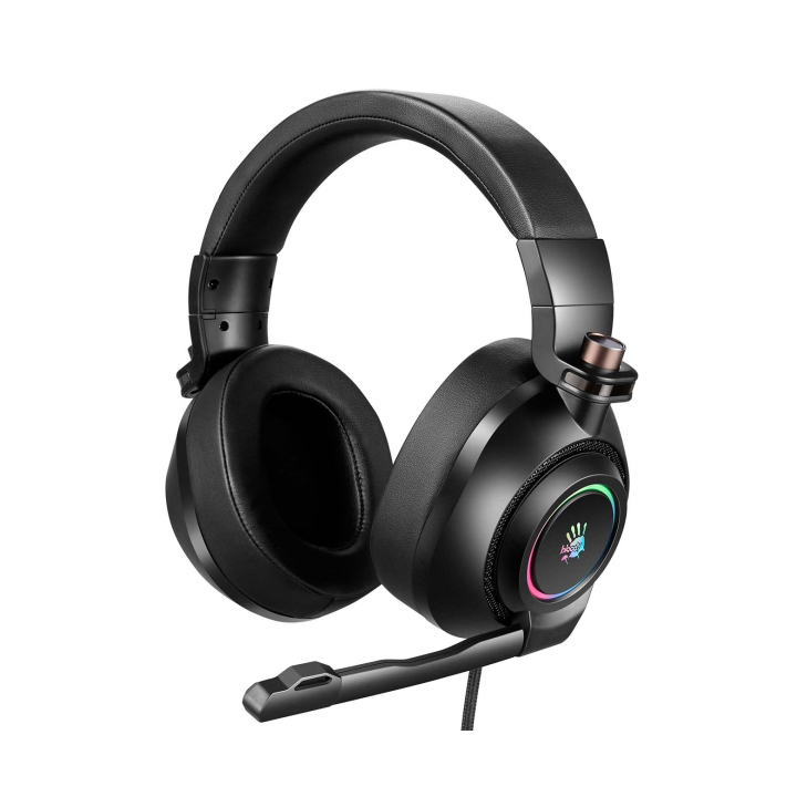 Наушники с микрофоном A4Tech Bloody G580 черный 2м мониторные USB оголовье (G580 USB /BLACK)