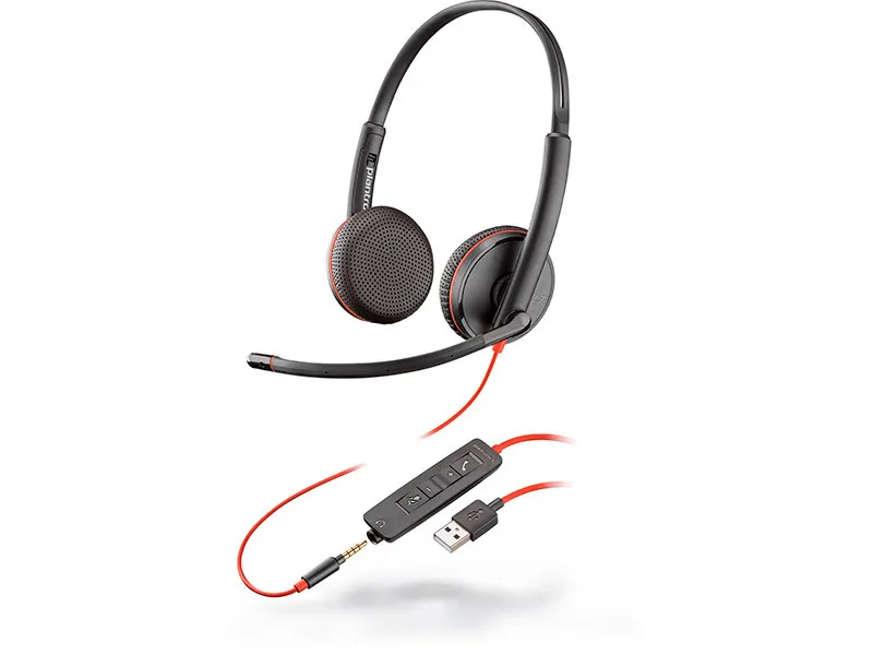Гарнитура проводная BLACKWIRE,C3225 USB-A