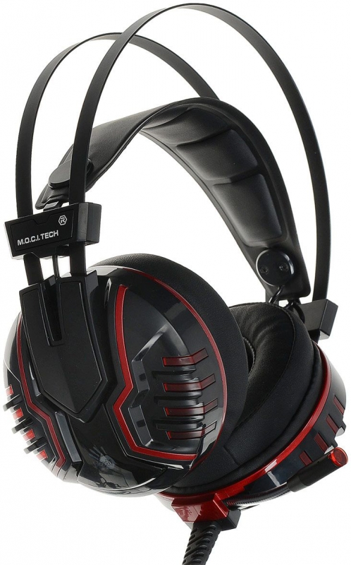 Наушники с микрофоном A4Tech Bloody M615 черный 2.2м мониторные оголовье (M615 B/R)