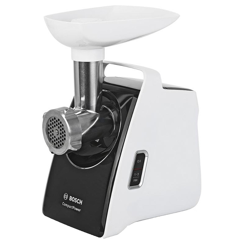 Мясорубка Bosch MFW3850B 1800Вт белый/черный