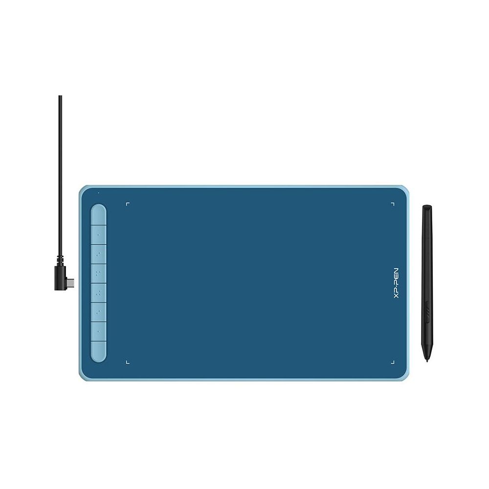 Графический планшет XPPen Deco Deco LW Blue Bluetooth/USB голубой