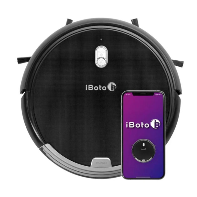 Пылесос-робот iBoto Smart X615GW Aqua черный/серый