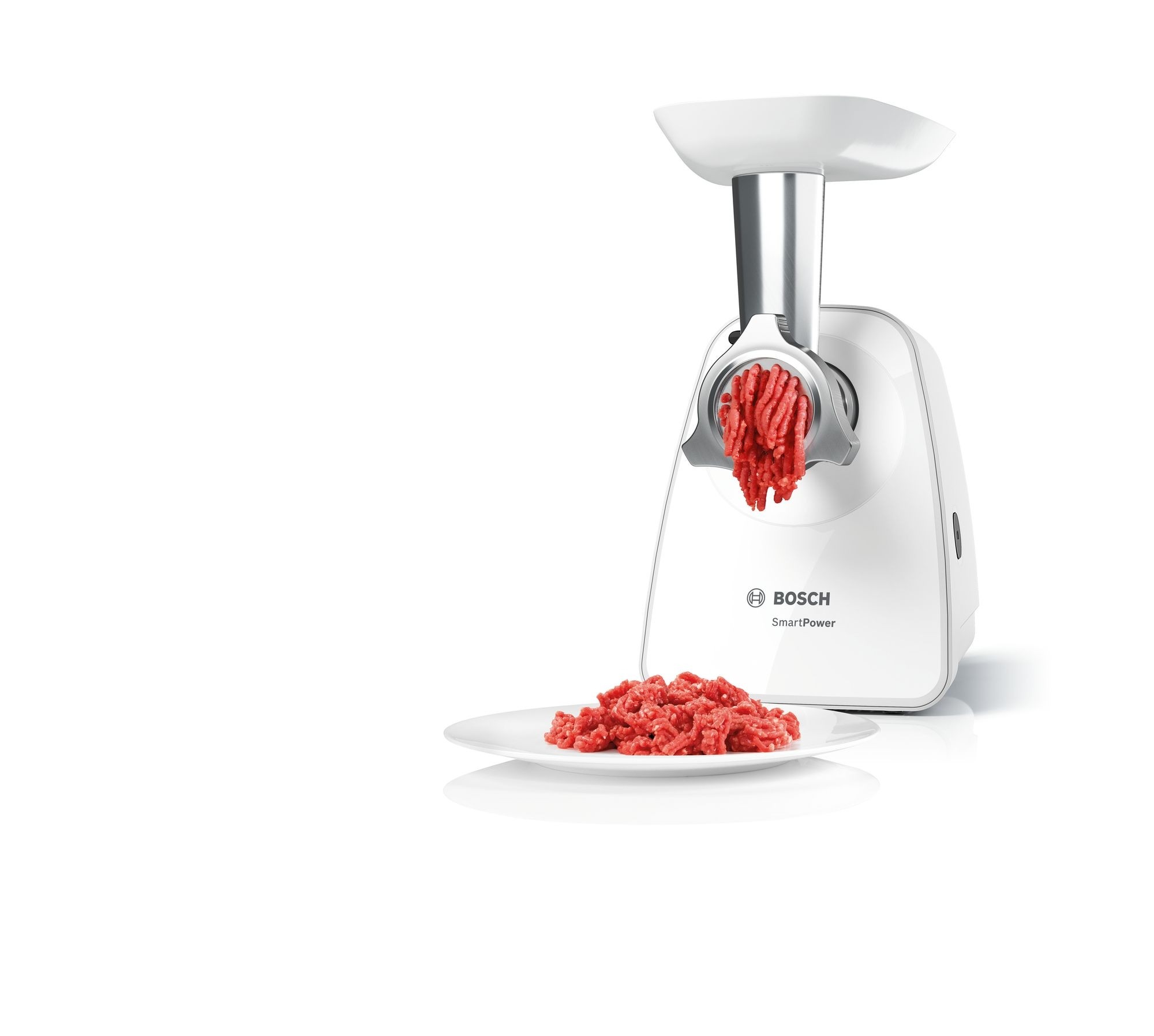 Мясорубка BOSCH MFW2510W [1500 Вт, 1.7 кг/мин, белый]