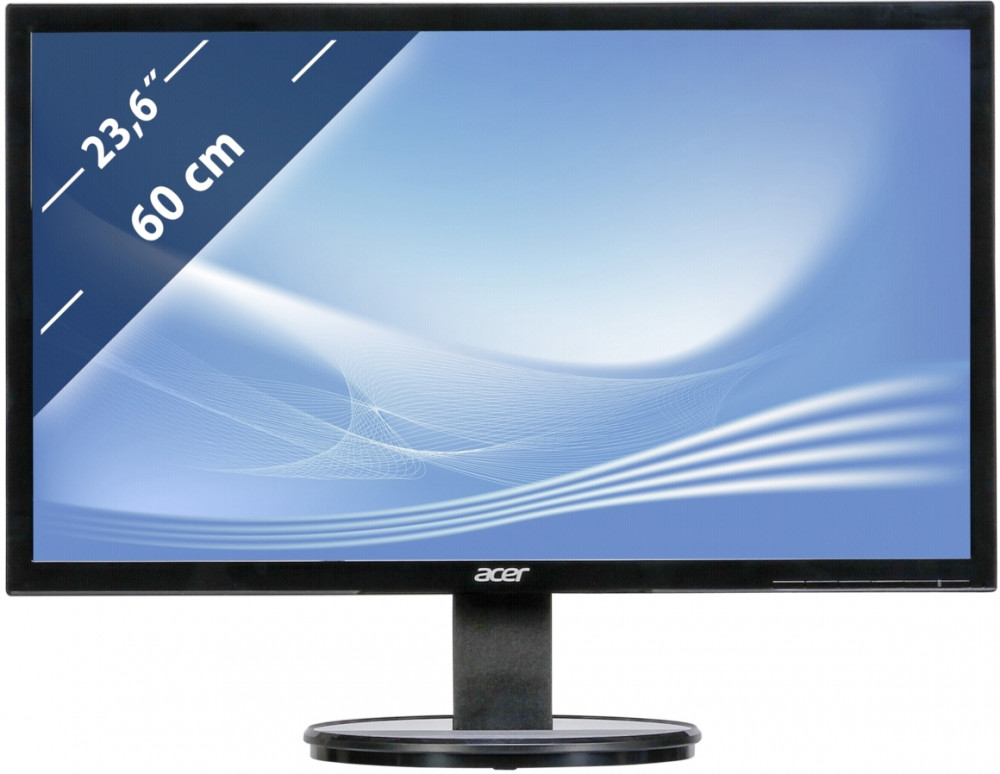 Монитор 24" Acer K242HQLBID (UM.UX2EE.001) черный